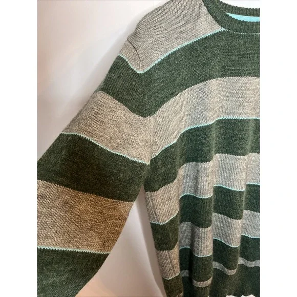 Billabong Mens Striped Knit‎ Sweater Crew Neck Pullover Jumper Casual Top - Picture 5 of 9